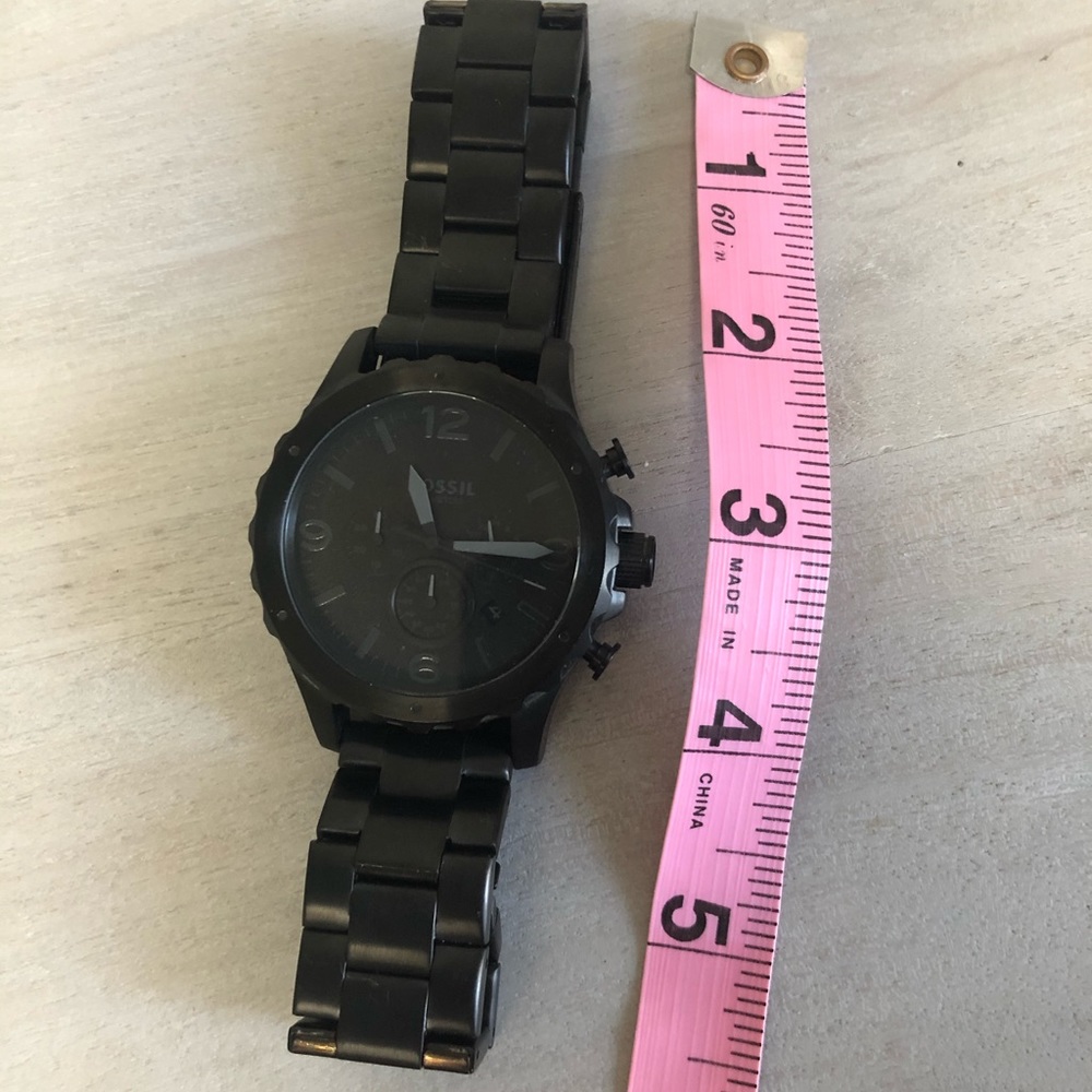 Fossil Watch. Men. Mens. Black.